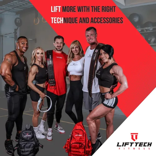 Vista 7 de Lift Tech Fitness Cinturón de levantamiento de pesas de 4 pulgadas, cinturón de entrenamiento de cuero para hombres y mujeres, cinturón de gimnasio
