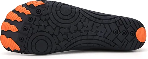 Vista 4 de Simari Zapatos de agua para mujer, hombre, natación, playa, piscina, deportes acuáticos, secado rápido, estilo descalzo, buceo, surf y caminar