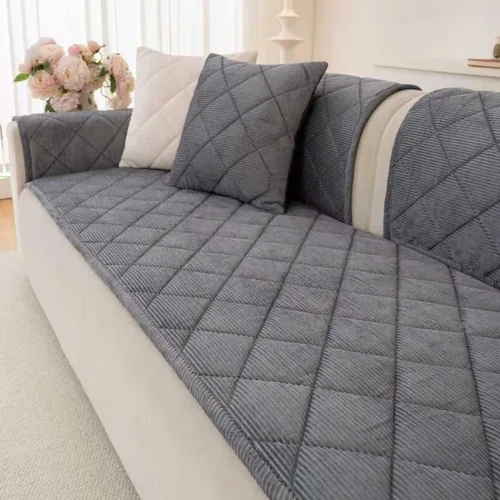 Vista 15 de Funda de sofá lavable para perros, impermeable y antideslizante, protector de muebles para sofá seccional (1 unidad, 27.6 x 27.6 pulgadas, marrón)