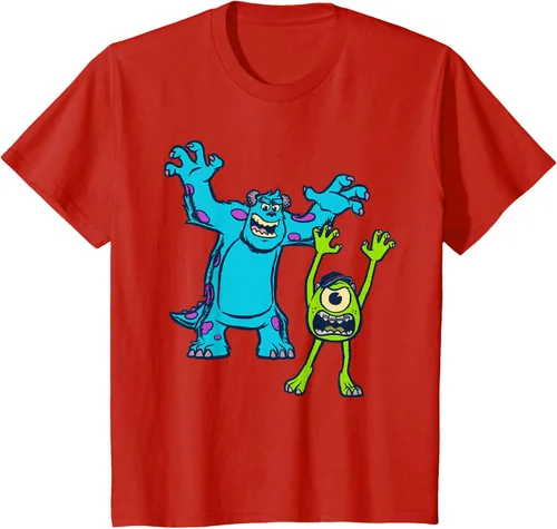 Vista 3 de Camiseta de la Universidad Sulley y Mike de los Monsters de Disney Pixar