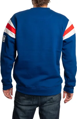 Vista 2 de Calhoun NHL Surf & Skate Varsity - Sudadera de cuello redondo para hombre, estilo retro, colección Coastal