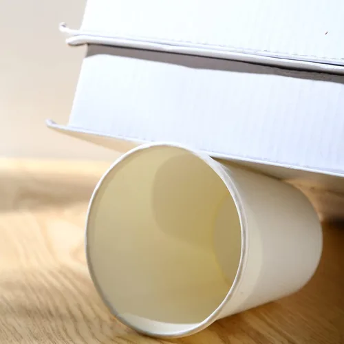 Vista 3 de 100 tazas de café caliente desechables Park - Vasos de papel a granel de 8 onzas, tazas desechables
