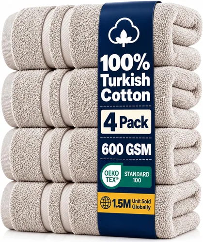 Vista 21 de Hawmam Linen - Juego de toallas de algodón turco original prémium, calidad de hotel para máxima suavidad y absorción, para cara, manos, cocina