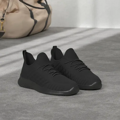 Vista 3 de Feethit - Tenis de caminar antideslizantes para hombre, ligeros, transpirables, cómodos y de moda