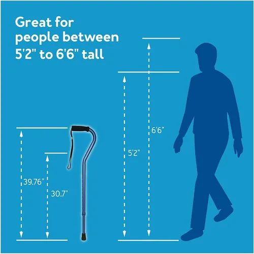 Vista 4 de Carex Designer Offset Walking Cane