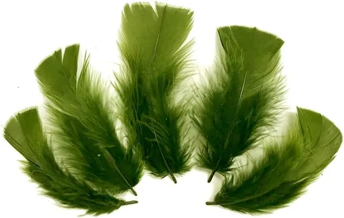 Vista 37 de 1/4 lb - Aqua Blue Pavo Marabou Corto Plumas Sueltas Mullidas Al Por Mayor A Granel