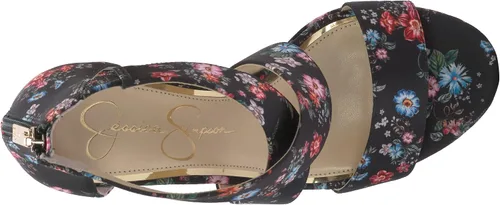 Vista 6 de Jessica Simpson Jinxxi Sandalias para mujer, con taco de cuña