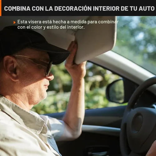 Vista 7 de AEagle Parasol de plástico simple para Dodge Ram 1500, 2500, 3500, 2002-2009, lado izquierdo del conductor, beige, sin luz
