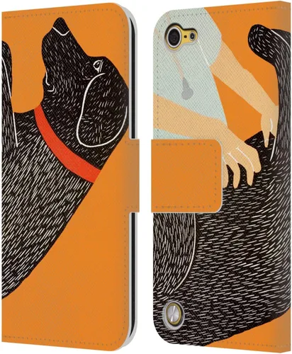 Vista 8 de Stephen Huneck 25 Company Sally & People - Funda de piel tipo cartera compatible con iPod Touch 5G 5ª
