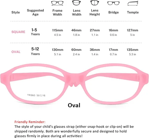 Vista 11 de AQWANO Children Optical Glasses Frame tr90 Flexible Bendable One-piece Safe Eyeglasses Girls Boy