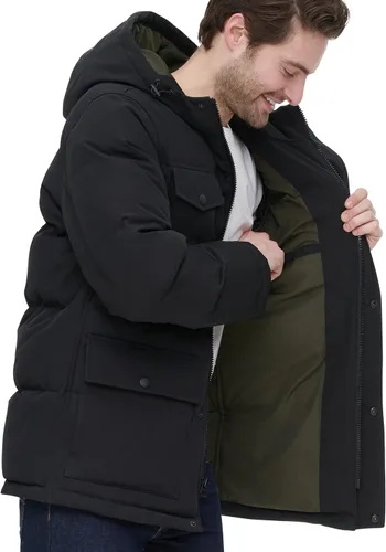 Vista 3 de Levi's Parka acolchada de tela ártica para hombre
