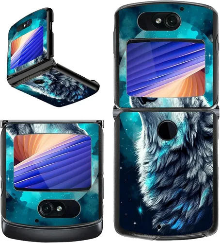 Vista 12 de Rossy Funda para Motorola RAZR 5G, para Moto RAZR 5G, funda delgada y ligera de policarbonato duro a prueba de golpes para Motorola Moto RAZR 5G