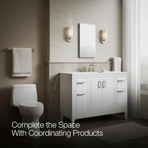 Vista 10 de Kohler CB-CLC1526FS Espejo Botiquín de Baño sin Marco, Puerta Individual, Marco Rectangular con Borde Biselado, Espejo de Gabinete de Baño, Estantes
