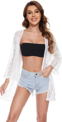 Vista 5 de JUST BEHAVIOR Brasier con realce de espalda descubierta, sin tirantes, reutilizable, adhesivo de elevación para uso diario, para mujer con encaje