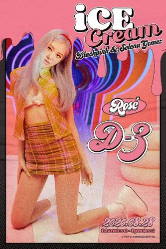 Vista 3 de Blackpink 'The Album' 1st Full Album Ver #3 CD+96p PhotoBook+4p Post Set+2p Credits+14p Lyrics Booklet+2p Card+2p Post+1p Sticker+1p Mounted