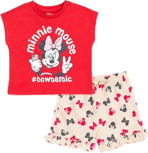 Vista 18 de Disney Conjunto de camiseta y pantalones cortos de felpa francesa, tallas de bebé a niño grande (12 meses - 14-16)