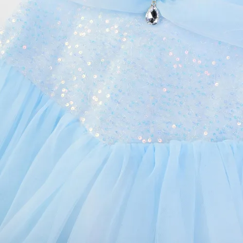 Vista 4 de Vgolar Disfraz de princesa iluminado para Halloween, vestido de princesa con accesorios
