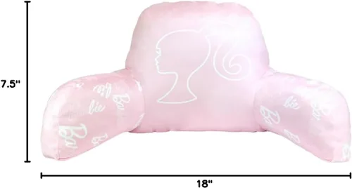Vista 7 de Franco Movie Luxe - Almohada decorativa de felpa supersuave (producto oficial), 19 x 30 pulgadas, reposo en cama Barbie