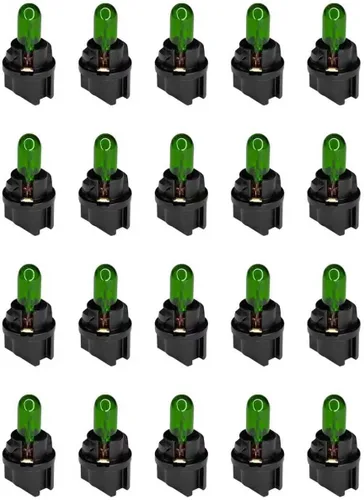 Vista 12 de 20 piezas T5 17 57 86 Kits de bombillas de halogénuro para panel de instrumentos, luz de tablero de 12V para interior de automóvil, bombilla
