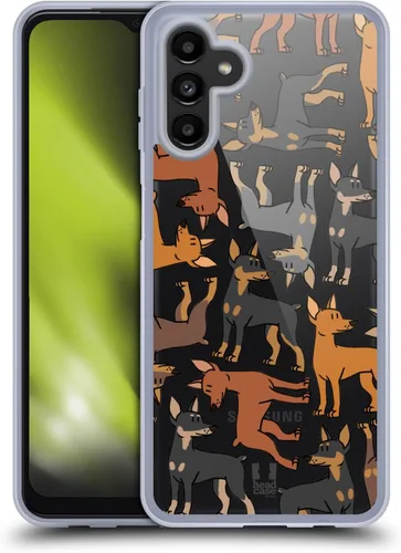 Vista 11 de Head Case Designs Airedale Terrier Dog Breed Patterns 4 Gel Case [Military Grade Protection] Compatible with Samsung Galaxy A13 5G (2021)