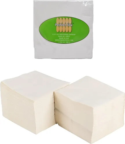 Vista 12 de Servilletas perfectas de 2 capas. 100ct servilletas de papel para cóctel. Dos capas., Negro, 100
