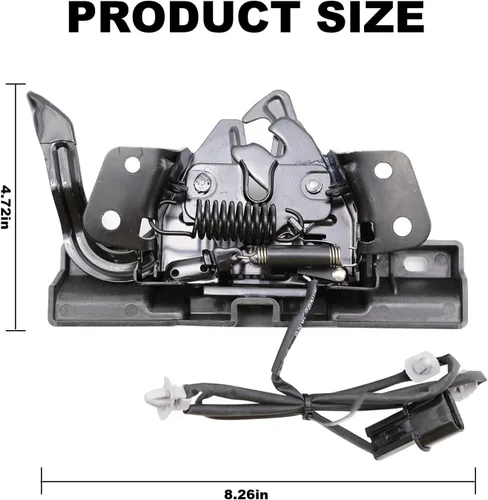 Vista 2 de Pestillo de capó 81130-C1100 compatible con Hyundai SONATA 2.0L 2.4L 2015 2016 2017, sustituye a 81130C1100