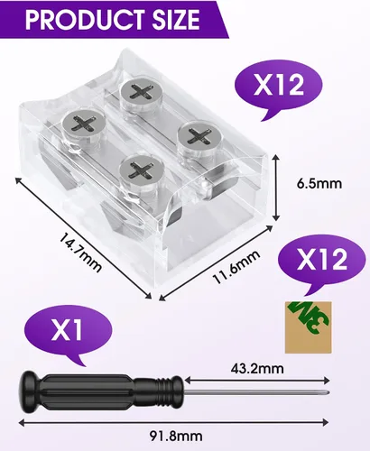 Vista 7 de HitLights Paquete de 12 Conectores LED de 2 Pines de 8mm Sin Soldadura Conector de Cinta de Luz LED Transparente Conectores de Tira de Luz LED