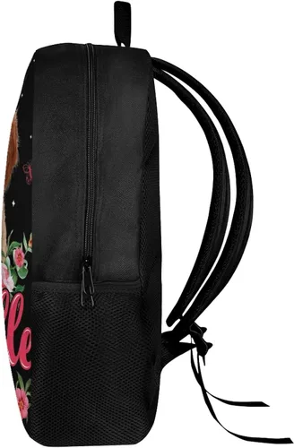 Vista 32 de HUGS IDEA Los animales frescos 3D niños escuela libro bolsa niños impresión mochilas, Baloncesto, Moderno