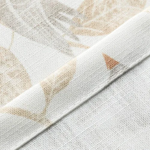 Vista 7 de VOGOL Cortina de ventana estilo campestre, cortinas estampadas con patrón de pájaros y hojas para dormitorio, paneles decorativos con ojales
