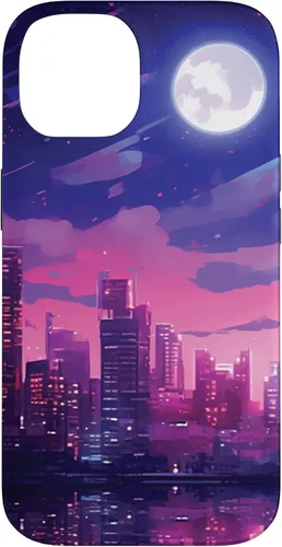 Vista 4 de Funda estética Kawaii de anime y manga de los años 80 y 90 para iPhone 16