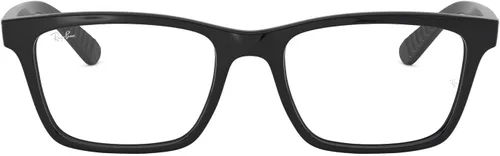 Vista 3 de Ray-Ban Unisex RX7025 - Montura cuadrada para lentes con prescripción Negro Naranja/Demo Lens