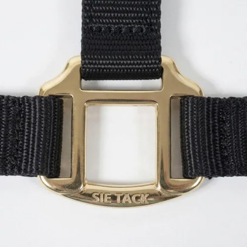 Vista 2 de SIE Cabestros de caballo de nylon Breakaway Negro