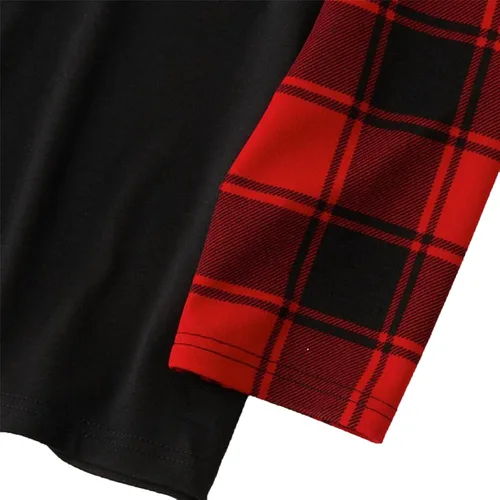 Vista 5 de Pijamas a juego para la familia, pijamas de Navidad para la familia, pijamas de Navidad a juego para la familia