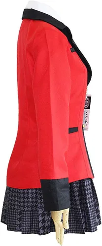 Vista 3 de Deaicos Disfraz de cosplay de uniforme escolar rojo