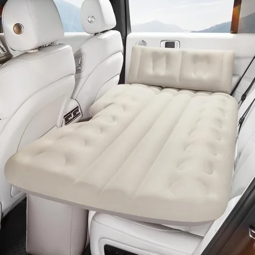 Vista 10 de BEBAS Colchón de aire de coche Cama de asiento trasero de una pieza Gris