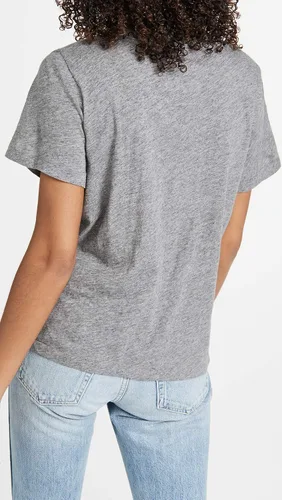 Vista 3 de Madewell Camiseta de algodón con cuello en V para mujer