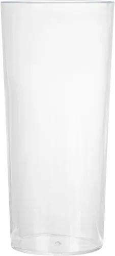 Vista 2 de Restaurantware Vasos de postre de 5 onzas, 100 vasos de cóctel de plástico desechables, duraderos y sostenibles, de plástico transparente