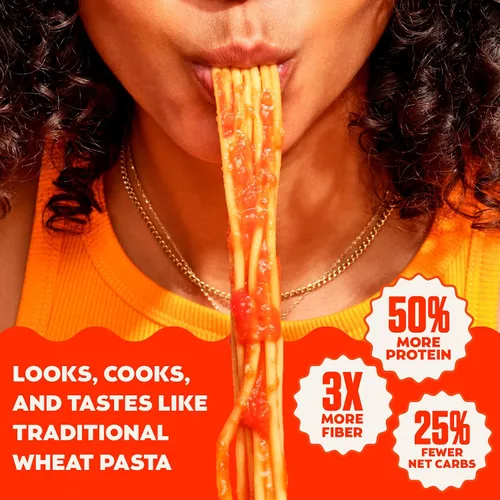 Vista 2 de Banza - Pasta de garbanzos, pasta saludable, sin gluten, de alta proteína