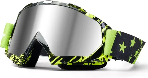 Vista 9 de Dirt Bike Goggles Motorcycle Gear ATV Riding Motocross Dirtbike 4-Wheeler Accessories Ski Fit Over The Glasses