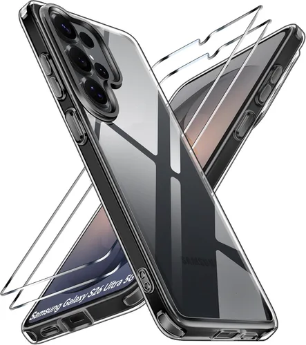 Vista 52 de ivoler Estuche 3 en 1 para iPhone 17 de 6.3" 2025 con 2 protectores de pantalla de vidrio templado [Protección de grado militar], parte trasera