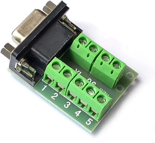 Vista 2 de HiLetgo 2 unids DB9 Adaptador hembra RS232 a terminal RS232 serie a terminal DB9 Conector Convertir Adaptador