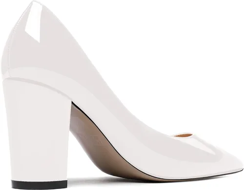 Vista 6 de WAYDERNS Zapatos de tacón alto con puntera puntiaguda para mujer, de 3.5 pulgadas