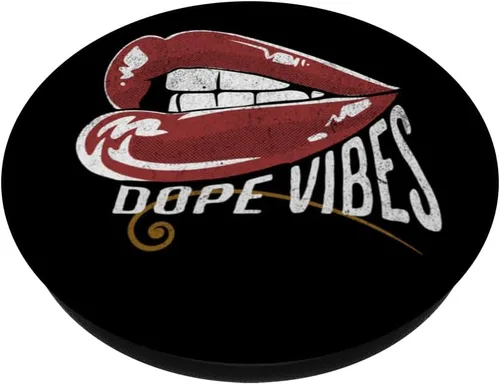 Vista 2 de Red Lips Dope Vibes Sexy Sassy Runway Moda PopSockets intercambiables PopGrip