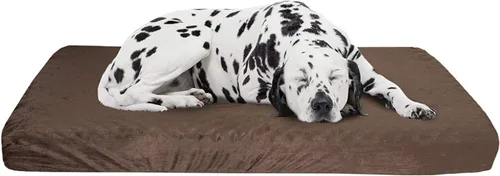Vista 6 de PETMAKER - Cama ortopédica para perros, cama para mascotas de 2 capas para suelo, perrera o jaula con funda extraíble lavable, cama para perros