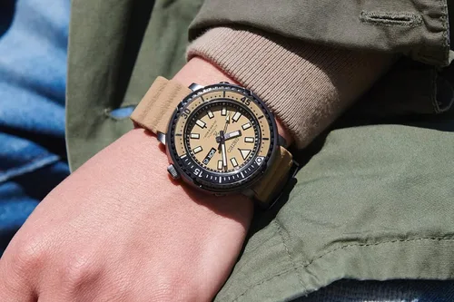 Vista 4 de SEIKO Reloj automático modelo SRPE29K1 Beige Reloj automático