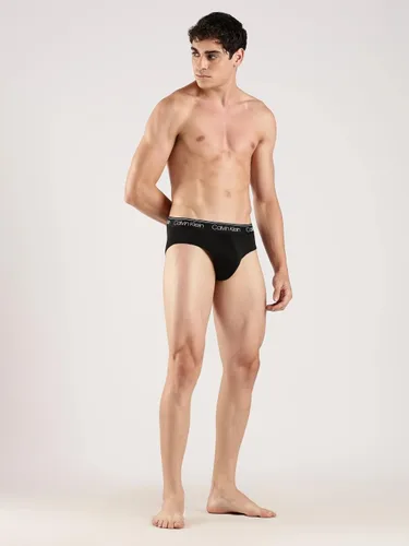 Vista 6 de Calvin Klein - Calzoncillos elásticos microfibra para hombre, paquete de 3 unidades 3 Negro