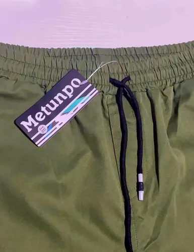 Vista 5 de Metunpo Pantalones de jogging para hombre, pantalones deportivos de senderismo, pantalones deportivos casuales con cordón para fitness