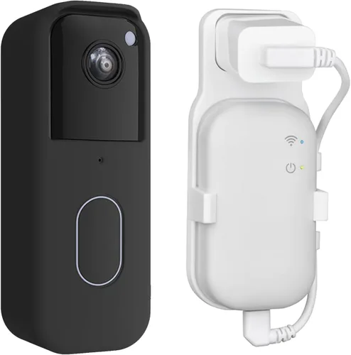 Vista 8 de Funda de silicona para timbre de video Blink de 2ª generación, protección completa y piel resistente a la intemperie con borde de absorción