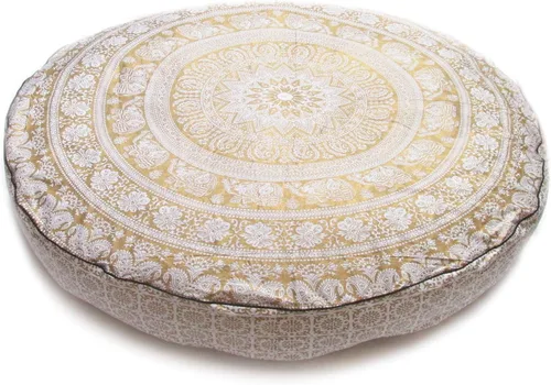 Vista 54 de ICC - Funda de cojín cuadrada grande de algodón con diseño de mandala, funda de almohada hippie, funda de almohada para el suelo con cremallera