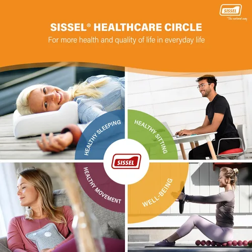 Vista 8 de SISSEL Pilates Soft Ball Gray 8.5 in Phthalate- & Latex-Free PVC for Deep Relaxation & Muscle Strengthening 340 lbs Capacity Includes